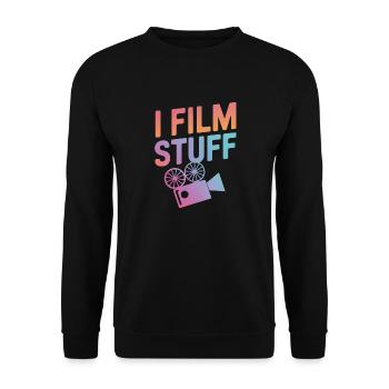 Filmmaker Film Director Cinematographer Film - Unisex Sweatshirt - black - Front - Alina (178cm) & Michal (187cm)