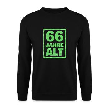 66 - Unisex Sweatshirt - black - Front - Alina (178cm) & Michal (187cm)