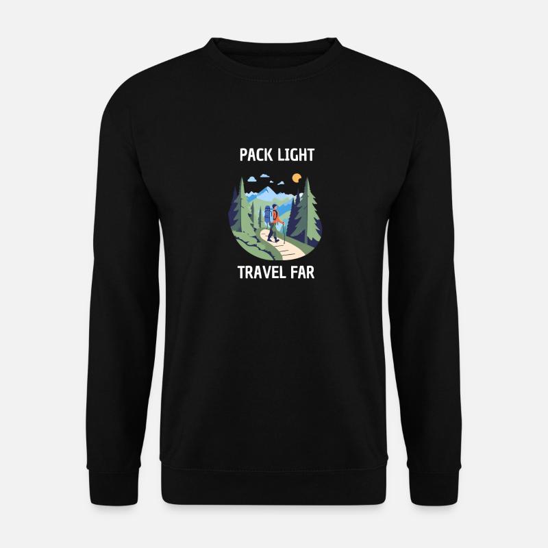 PACK LIGHT TRAVEL FAR - Unisex Pullover - Schwarz