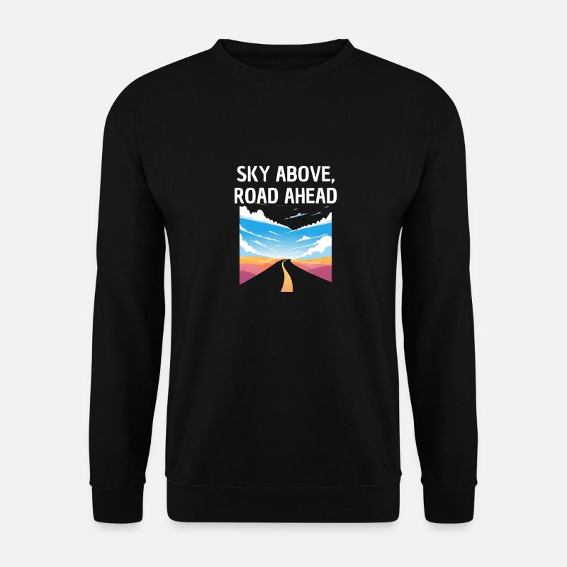 CONCEPTION DE VOYAGE EN VOITURE - Sweat-shirt Unisexe - noir