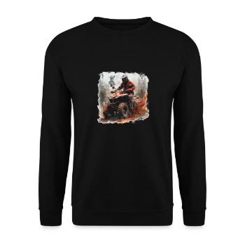 Wild Offroad Quad – terre, action et adrénaline ! - Sweat-shirt Unisexe - noir - Devant - Alina (178cm) & Michal (187cm)