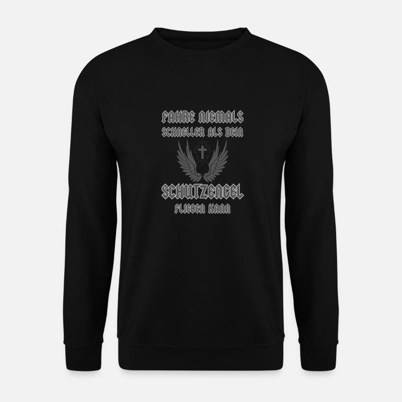 Schutzengel - Unisex Pullover - Schwarz