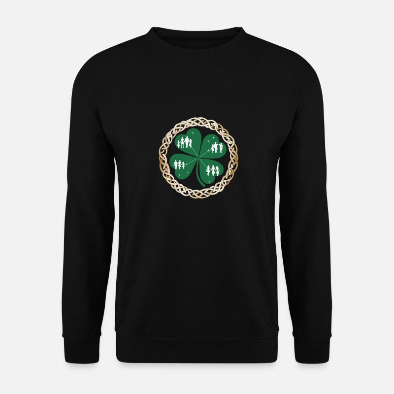 st patricks day - Unisex Sweatshirt - black