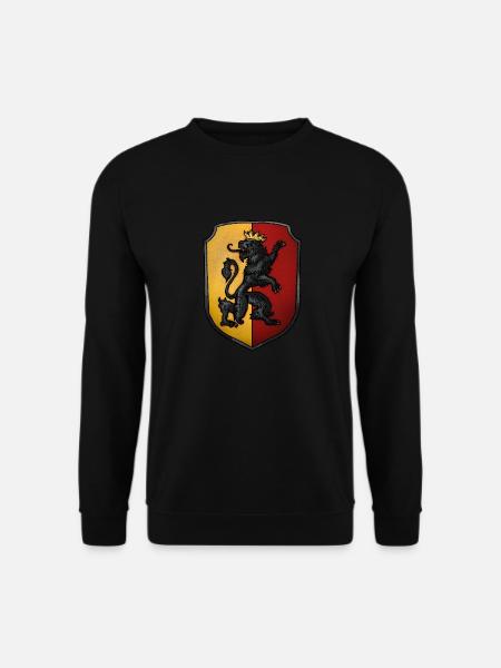 Wappen gekrönter Löwe - Unisex Pullover - Schwarz
