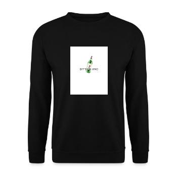 S’il vous plaît un Vino 20250402 142552 0000 - Sweat-shirt Unisexe - noir - Devant - Alina (178cm) & Michal (187cm)