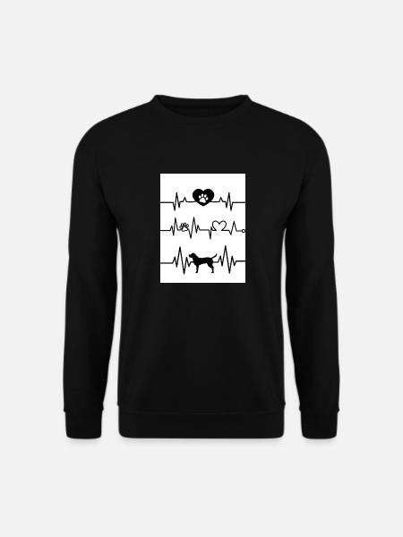 heartbeat - Unisex Pullover - Schwarz
