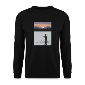 Tattoo Kunst Künstler Geschenk - Unisex Pullover - Schwarz - Vorne - Alina (178cm) & Michal (187cm)