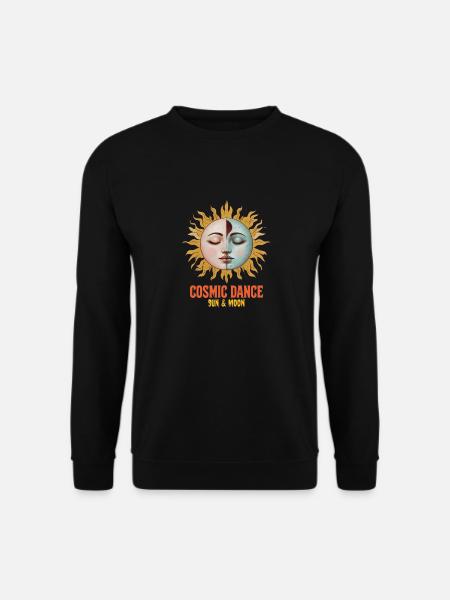 Cosmic Dance Spirituality Gift - Unisex Sweatshirt - black