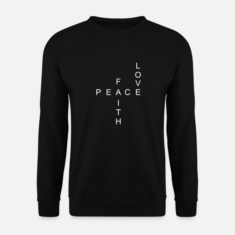 PEACE - Unisex Sweatshirt - black