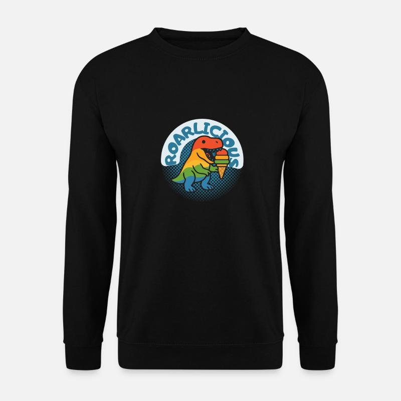 ROARlicious Dino Pride Rainbow - Unisex Sweatshirt - black