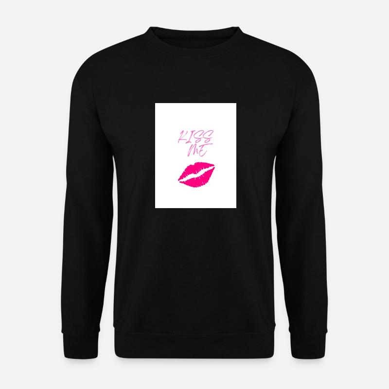 Kiss M e - Sweat-shirt Unisexe - noir