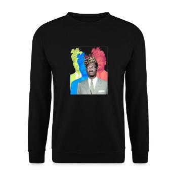 Patrice Lumumba - Unisex Pullover - Schwarz - Vorne - Alina (178cm) & Michal (187cm)