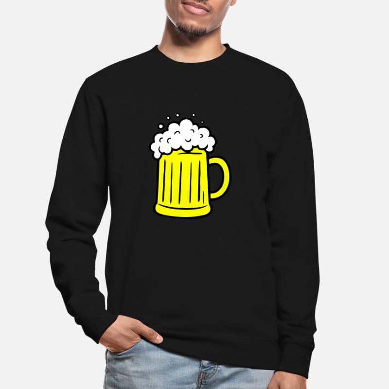 Bier Comic Bierglas Unisex Pullover