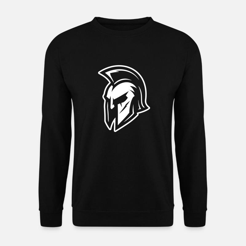 Gladiator Helmet Sparta - Unisex Sweatshirt - black
