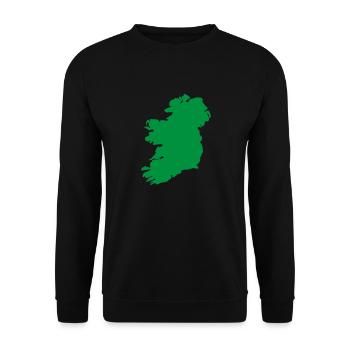 Irland - Unisex Pullover - Schwarz - Vorne - Alina (178cm) & Michal (187cm)