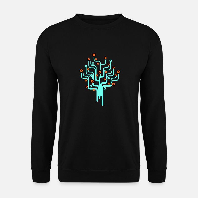baum2_3f - Sweat-shirt Unisexe - noir