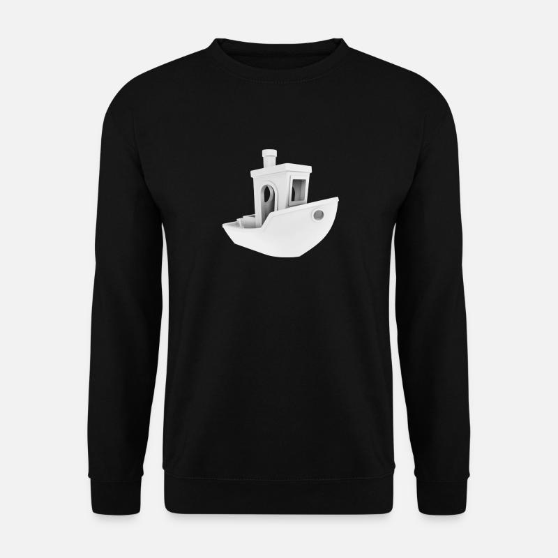 Benchy 3D - Unisex Pullover - Schwarz