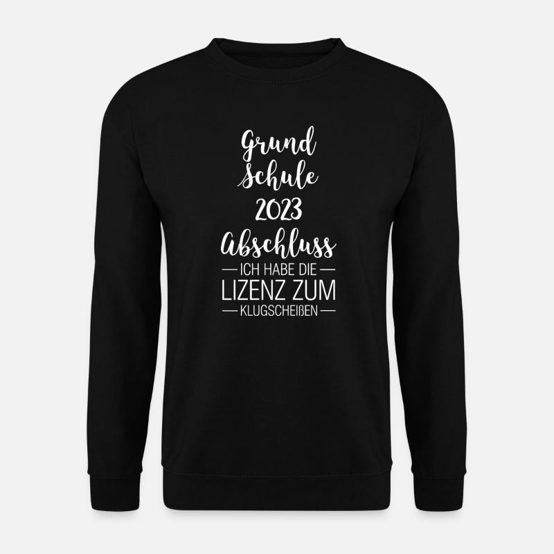 Grundschule Abschluss 2023 Grundschulabschluss Ges - Unisex Pullover - Schwarz