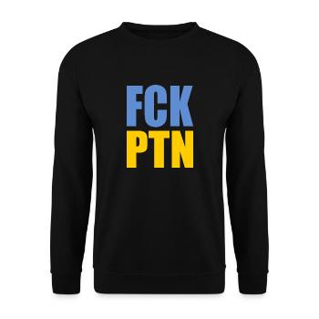 Fck ptn - Unisex Sweatshirt - black - Front - Alina (178cm) & Michal (187cm)