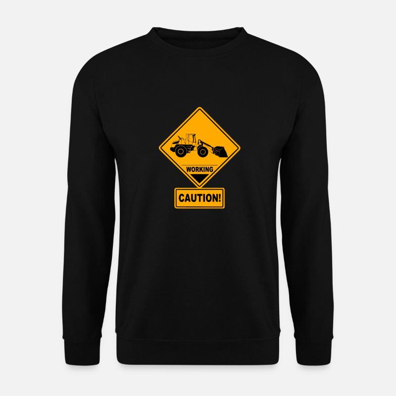 wheel loader - Unisex Sweatshirt - black