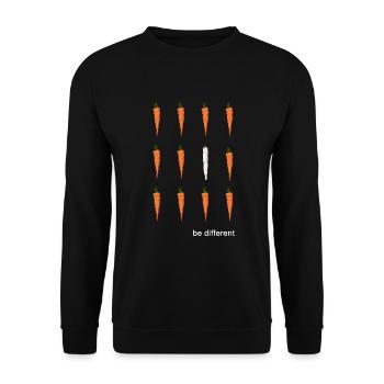 Joint de cannabis légal High Cannabis Club - Sweat-shirt Unisexe - noir - Devant - Alina (178cm) & Michal (187cm)