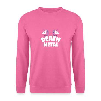 Death Metal - Sweat-shirt Unisexe - rose - Devant