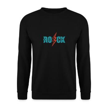 Rock Musik - Unisex Pullover - Schwarz - Vorne - Alina (178cm) & Michal (187cm)
