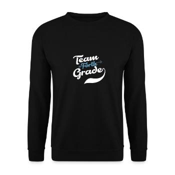 Schule - Unisex Pullover - Schwarz - Vorne - Alina (178cm) & Michal (187cm)