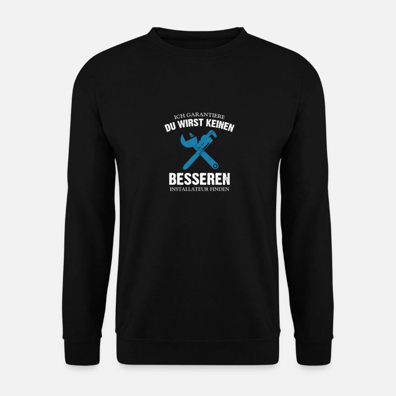 INSTALLATEUR Dites - Sweat-shirt Unisexe - noir