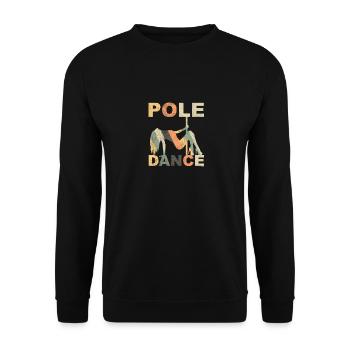 Pole Dance - Unisex Pullover - Schwarz - Vorne - Alina (178cm) & Michal (187cm)