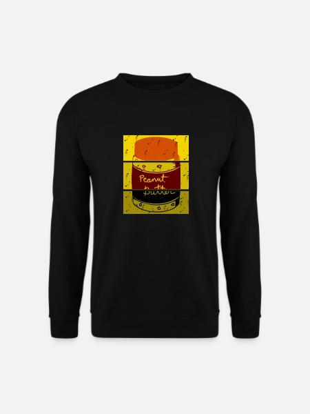 Retro Peanut Butter - Unisex Pullover - Schwarz