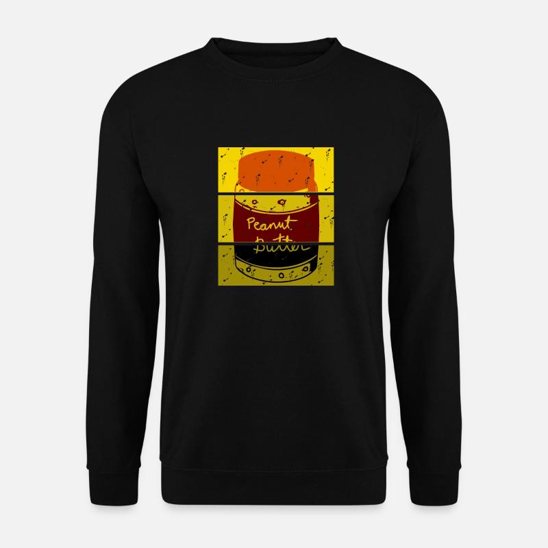 Retro Peanut Butter - Unisex Pullover - Schwarz