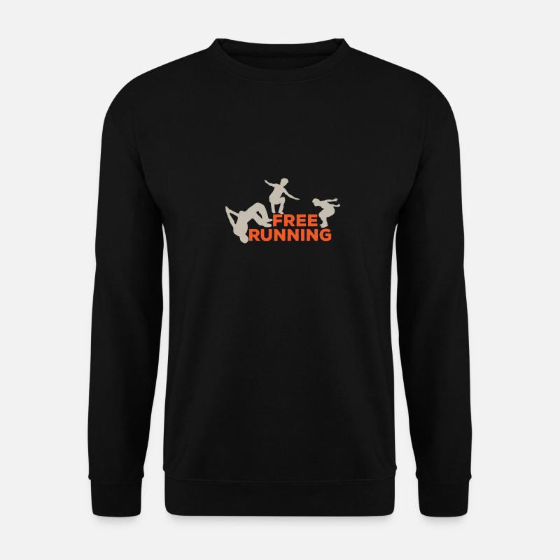 free running - Unisex Sweatshirt - black