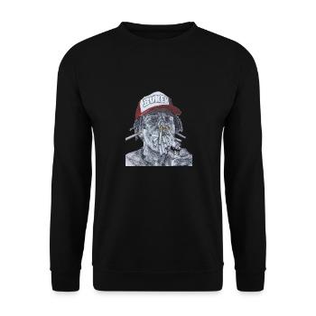 Zillakami - Unisex Sweatshirt - black - Front - Alina (178cm) & Michal (187cm)