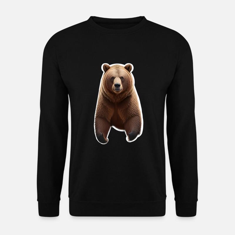Brown bear - Unisex Sweatshirt - black
