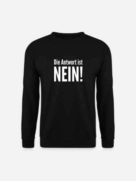Answer No. - Unisex Sweatshirt - black