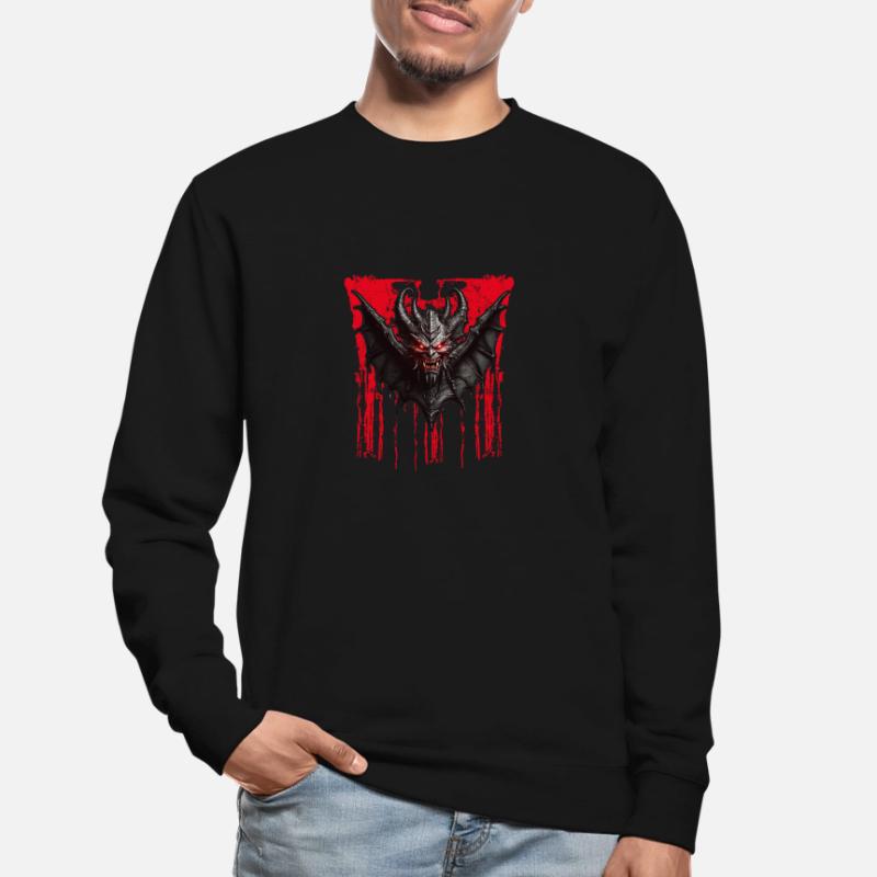 Devilish Bat Devil Unisex Sweatshirt