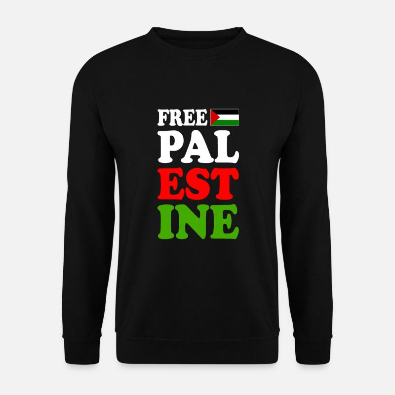 Free palestine - Sweat-shirt Unisexe - noir