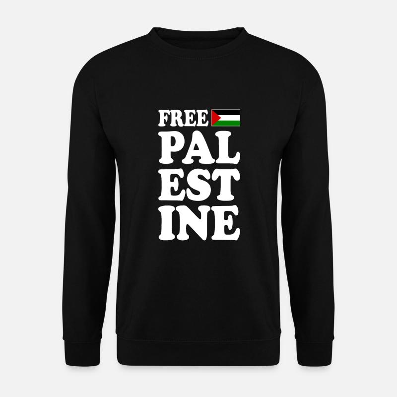 Free palestine - Sweat-shirt Unisexe - noir