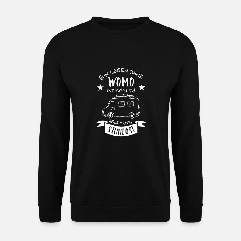 Leben ohne Womo - Unisex Pullover - Schwarz