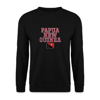 Papouasie-Nouvelle-Guinée - Sweat-shirt Unisexe - noir - Devant - Alina (178cm) & Michal (187cm)