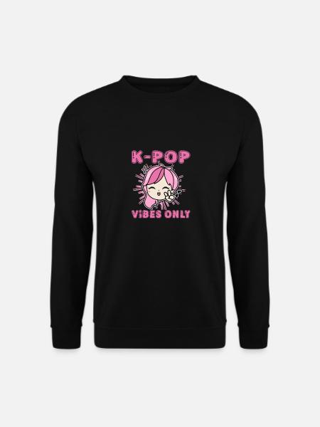 Idée cadeau motif coréen à la mode pour les fans de K-pop - Sweat-shirt Unisexe - noir