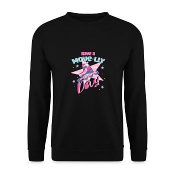 Rollerblades Blade Have A Move-lly Day Cadeaux - Sweat-shirt Unisexe - noir - Devant - Alina (178cm) & Michal (187cm)