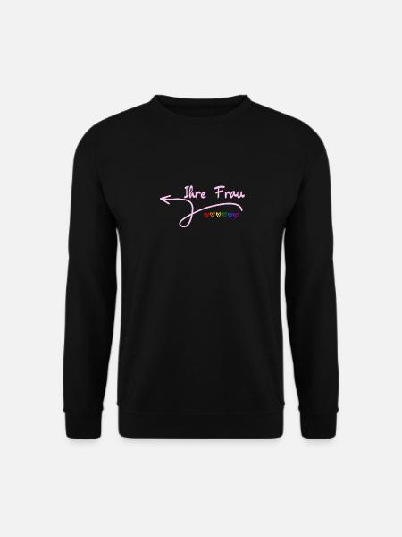 Your Wife Pride Valentine's Day - Unisex Sweatshirt - black