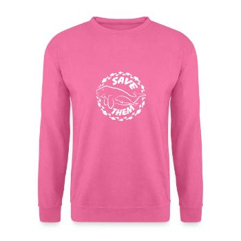 Rettet die Seekühe die Dugongs - Unisex Pullover - Pink - Vorne