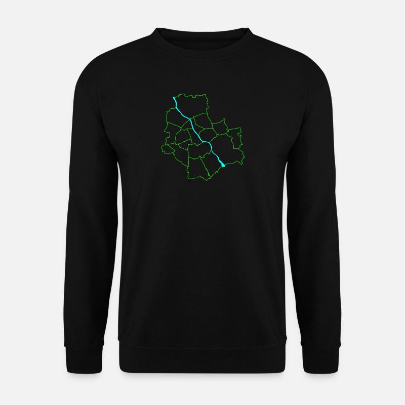 Warschau - Unisex Pullover - Schwarz
