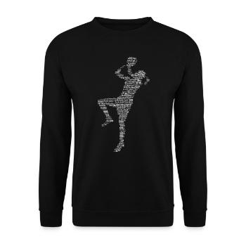 Basket-ball Filles - Sweat-shirt Unisexe - noir - Devant - Alina (178cm) & Michal (187cm)