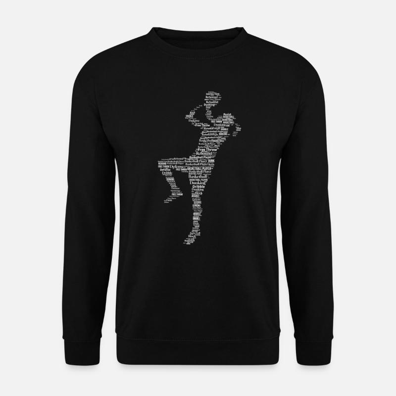 Basketball Mädchen - Unisex Pullover - Schwarz