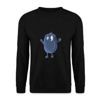 Big hug! - Unisex Pullover - Schwarz - Vorne - Alina (178cm) & Michal (187cm)