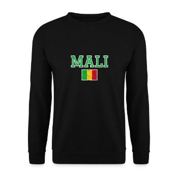 Mali - Unisex Pullover - Schwarz - Vorne - Alina (178cm) & Michal (187cm)